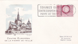 Enveloppe FDC 1150 Europa Soignies Centre Européen De La Pierre De Taille - 1951-1960