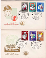 Enveloppe FDC 1153 à 158 Unicef Antwerpen - 1951-1960