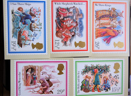 Great Britain GB PHQ Cards -  1982 Christmas Stamps Serie PHQ - Cartes PHQ