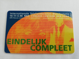 NETHERLANDS  PREPAID  KPN TELECOM  / INT TELEFOONKAART MANIFEST/EINDELIJK COMPLEET    5 UNITS    MINT CARD    ** 9520** - Non Classés