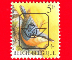 BELGIO - Usato - 1992 - Uccelli Di Buzin - Picchio Muratore - Sitta Europaea - Preannullato - 5 - Typos 1986-96 (Oiseaux)