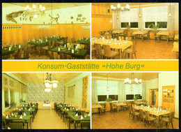 F7532 - TOP Schlemmin Konsum Gaststätte Hohe Burg Innenansicht - Verlag Bild Und Heimat Reichebach - Buetzow