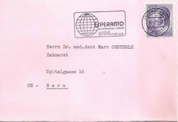 Brief  Luxembourg - Bern  (Flagge: Esperanto)         1979 - Briefe U. Dokumente