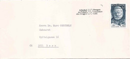 Brief  Luxembourg - Bern  (Flagge: Alkohol Und Tabak Sind Drogen)         1977 - Lettres & Documents