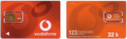 Carte SIM - Espagne - Vodafone - Vodafone Red Card 32K, Série B014 8110 - Vodafone