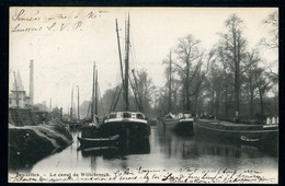 CPA - Carte Postale - Belgique - Bruxelles - Le Canal De Willebroeck - 1902  (CP20371OK) - Hafenwesen