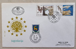 YOUGOSLAVIE Mammiferes Marins, Bebe Phoque Yvert N° 1827/28 FDC Enveloppe 1 Er Jour  1982 - Other & Unclassified