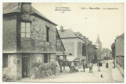 76 Ourville La Grande Rue Maréchal Ferrand Chevaux - Ourville En Caux