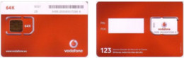 Carte SIM - Espagne - Vodafone - Vodafone Red Card 64K, Série B034 8501 - Vodafone