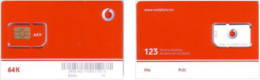 Carte SIM - Espagne - Vodafone - Vodafone Red Card 64K, Série B037 8901 - Vodafone
