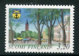 FINLAND 1995 250th Anniversary Of Loviisa MNH / **.  Michel 1304 - Ongebruikt