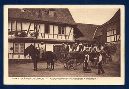 Alsace. Hoerdt (67). Période De Fenaison. Faucheurs Et Faneuses. Lot De 2 Cartes - Autres & Non Classés