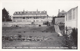 Ocean Lake Oregon, Dorchester House From Tennis Grounds, Resort, C1950s Vintage Real Photo Postcard - Altri & Non Classificati