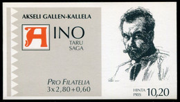 FINLAND 1997 Stamp Day: Aino Saga Booklet Used.  Michel 1400-02 - Oblitérés