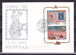 Yugoslavia 1995 Jufiz VIII Philatelic Exhibition FDC - Brieven En Documenten