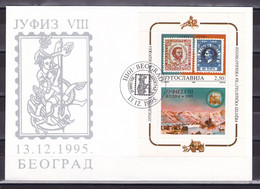 Yugoslavia 1995 Jufiz VIII Philatelic Exhibition FDC - Lettres & Documents