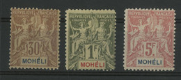 MOHELIE FAUX FOURNIER N° 8 + 14 + 16 Neufs ** (MNH) - Neufs