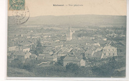 Réalmont (81 Tarn) Vue Générale Circulée 1907 Pour Cahuzac Sur Vère Cachet Perlé - Realmont