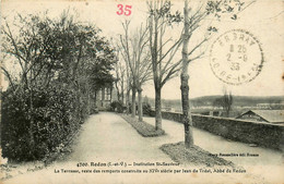 Redon * Institution St Sauveur * Vue Sur La Terrasse - Redon