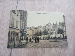 CPA 07 Ardèche Annonay Rond Point Du Boulevard Colorisée Toilée Un Pli Coin - Annonay