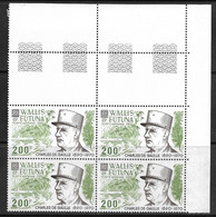 Wallis Et Futuna P.A N°106** Charles De Gaulle Bloc De 4 . Cote 42.80€ - Collections, Lots & Series