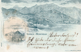 VAUD VERNEX MONTREUX Voyagé Le 18.1898 - Thomas & Koch Chaux De Fonds  - Maison Grosch & Greiff - - La Chaux