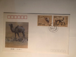 China FDC 1993 Wild Camel - 1990-1999