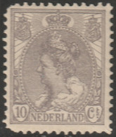 Netherlands 1898 Sc 67 NVPH 62 MLH* Damaged Corners - Unused Stamps