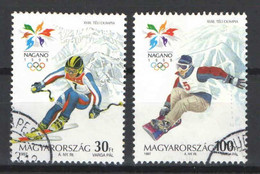 Hungary 1998. Winter Olimpic Games, Nagano Set, Used / Nice Cancelling! Michel: 4476-4477 - Hiver 1998: Nagano