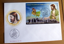 VATICAN 2022, PELLEGRINAGGIO VERSO GIUBILEO 2025, ASIA SHEET  FDC - Unused Stamps