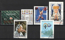 Hungary 1997. Collection Of Jubilee Stamps, 6 Pcs, Used / Nice Cancelling! - Oblitérés