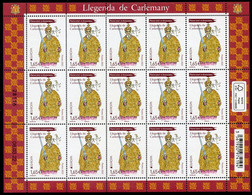 ANDORRA ANDORRE (2022) EUROPA - Llegenda De Carlemany, Charlemagne, Roi, épée, Myths And Legends - Mint Sheet MNH - Nuovi