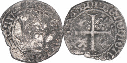 France - Charles VIII - Liard Au Dauphin - 1488 - RARE - FS01B7 - 1483-1498 Charles VIII L'Affable