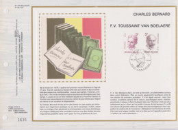 FEUILLET  CHARLES BERNARD  F . V TOUSSAINT VAN BOELAERE 1976 - Deluxe Sheetlets [LX]