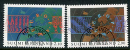 FINLAND 1991 Europa: Space Travel Used.  Michel 1144-45 - Oblitérés