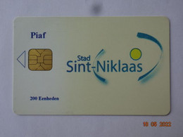 SAINT NICOLAS STAD SINT NIKLAAS BELGIQUE LE PIAF CARTE DE STATIONNEMENT A PUCE 100 UNITES 02 / 05 1000 EX - Other & Unclassified