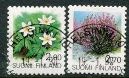 FINLAND 1990 Definitive: Plants Used.  Michel 1100-01 - Oblitérés