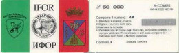 BOSNIA : BOS27 50000Lit ITALFOR    Ital.Flag SATELLITE CARD MINT - Bosnia