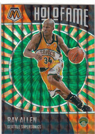 RAY ALLEN   - 2020-21 MOSAIC Green Prizm   #12  - Holofame - 2000-Nu