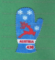 AUSTRIA 2021 Autriche Österreich - Fäustling Mitten Glove 1v MNH **- Gloves, Reindeer, Snowflakes, Textile Stamp Odd Sha - Neufs