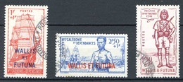 WALLIS Et FUTUNA < N° 87 à 89 Ø Défense De L'Empire Oblitéré - Used Stamp Ø - Gebruikt