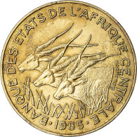 Monnaie, États De L'Afrique Centrale, 10 Francs, 1985 - Centrafricaine (République)