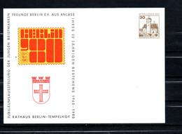 AG2-31 Allemagne Berlin Entiers Postaux  N° PP???  En Parfait état  A Saisir !!! - Cartes Postales Privées - Neuves