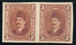 FOUAD 5p. En Paire NON DENTELEE Mnh, Xx.  Superbe - 19418 - Neufs