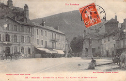 CPA Mende - Entrée De La Ville - La Mairie Et Le Mont Mimat - Oblitéré à Mende - La Lozère - Mende