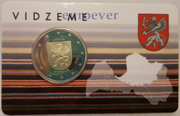 2 Euro Gedenkmünze 2016 Nr. 27 - Lettland / Latvia - Vidzeme BU Coincard - Latvia