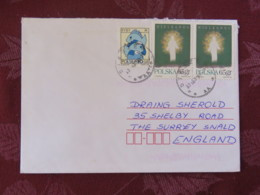 Poland 1999 Cover  To England - Easter - Zodiac Pisces - Covers & Documents