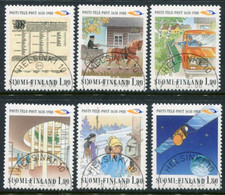 FINLAND 1988 350th Anniversary Of Postal Service Used.  Michel 1059-64 - Used Stamps