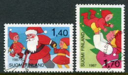 FINLAND 1987 Christmas Used.  Michel 1032-33 - Oblitérés