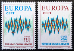 EUROPA 1972 - TURQUIE                  N° 2024/2025                   NEUF** - 1972